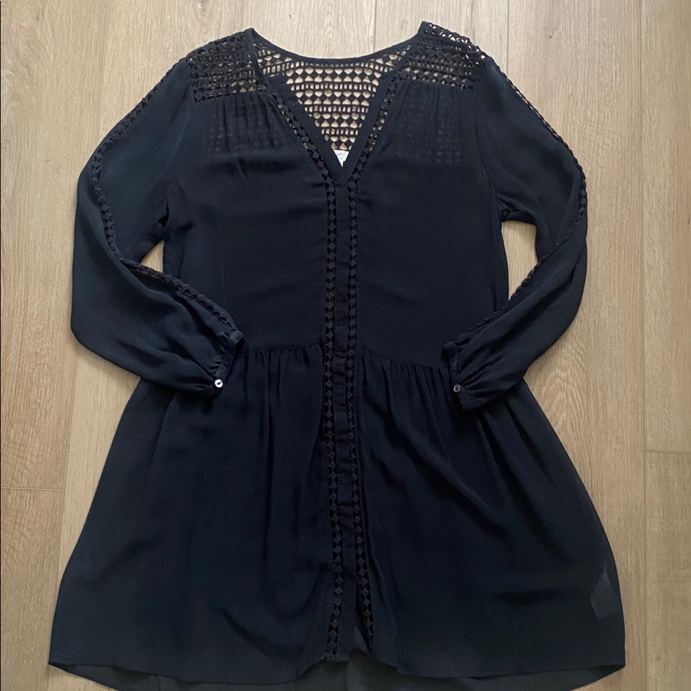 Joie sheer silk dress